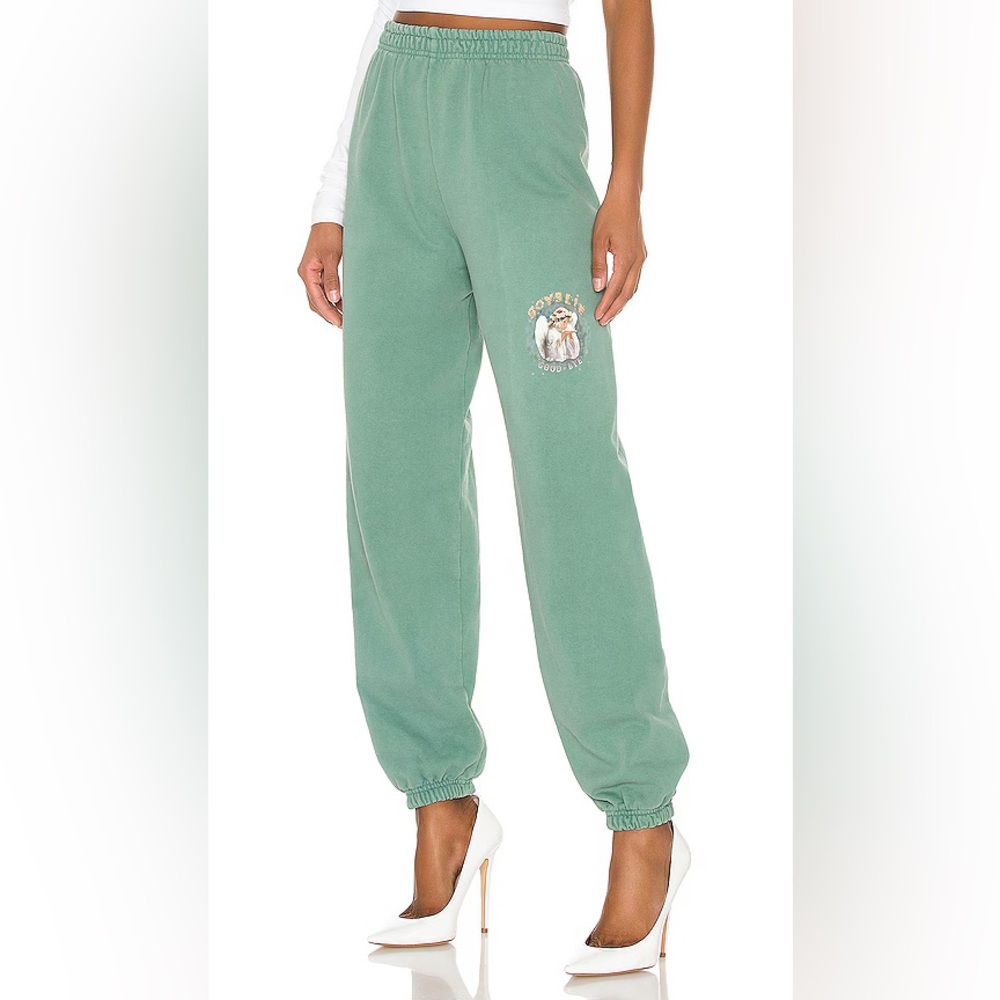 Boys lie goodbye angel green sweatpants